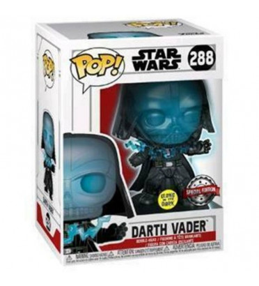 DARTH VADER ELECTROCUTED GITD / STAR WARS / FIGURINE FUNKO POP / EXCLUSIVE SPECIAL EDITION