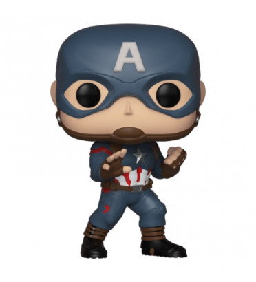 CAPTAIN AMERICA COSTUME BLEU / AVENGERS ENDGAME / FIGURINE FUNKO POP / EXCLUSIVE SPECIAL EDITION