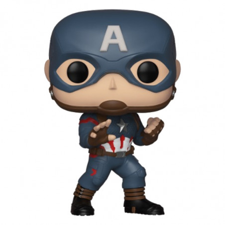 CAPTAIN AMERICA COSTUME BLEU / AVENGERS ENDGAME / FIGURINE FUNKO POP / EXCLUSIVE SPECIAL EDITION