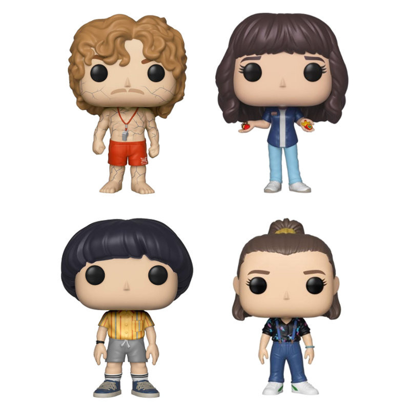 PACK DE 4 STRANGER THINGS / STRANGER THINGS / FIGURINE FUNKO POP