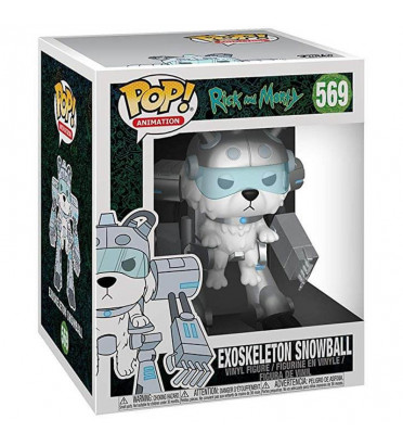 EXOSKELETON SNOWBALL OVERSIZED / RICK ET MORTY / FIGURINE FUNKO POP