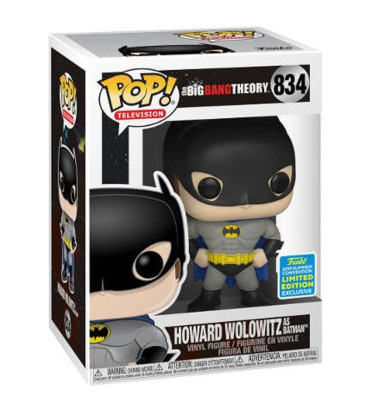 HOWARD WOLOWITZ AS BATMAN / THE BIG BANG THEORY / FIGURINE FUNKO POP / EXCLUSIVE SDCC 2019 HOWARD WOLOWITZ AS BATMAN / THE BIG BANG THEORY / FIGURINE FUNKO POP / EXCLUSIVE SDCC 2019