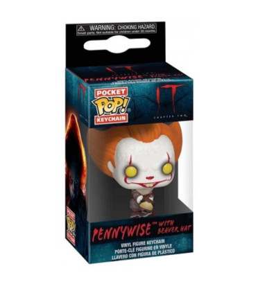 PENNYWISE AVEC BEAVER HAT / IT / FUNKO POCKET POP PENNYWISE AVEC BEAVER HAT / IT / FUNKO POCKET POP