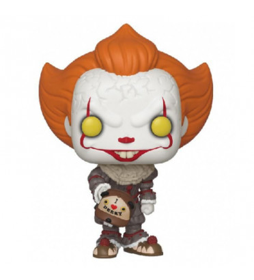 PENNYWISE AVEC BEAVER HAT / IT / FIGURINE FUNKO POP / EXCLUSIVE SPECIAL EDITION