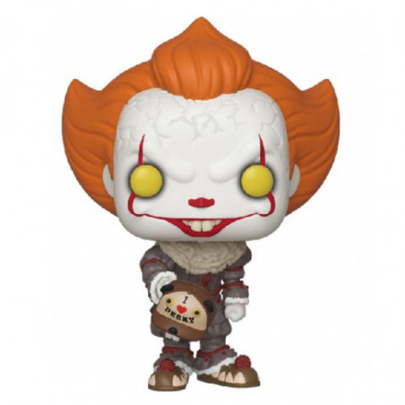 PENNYWISE AVEC BEAVER HAT / IT / FIGURINE FUNKO POP / EXCLUSIVE SPECIAL EDITION