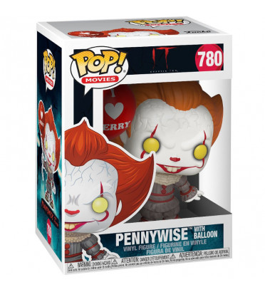 PENNYWISE AVEC BALLON DERRY / IT / FIGURINE FUNKO POP