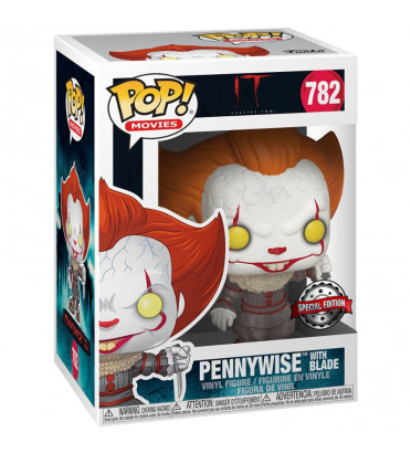 PENNYWISE AVEC BLADE / IT / FIGURINE FUNKO POP / EXCLUSIVE SPECIAL EDITION