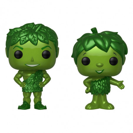 2 PACK GEANT VERT ET SPROUT METALLIC / GREEN GIANT / FIGURINE FUNKO POP / EXCLUSIVE SPECIAL EDITION