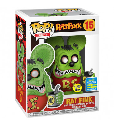 RAT FINK / RATFINK / FIGURINE FUNKO POP / GITD / EXCLUSIVE SDCC 2019