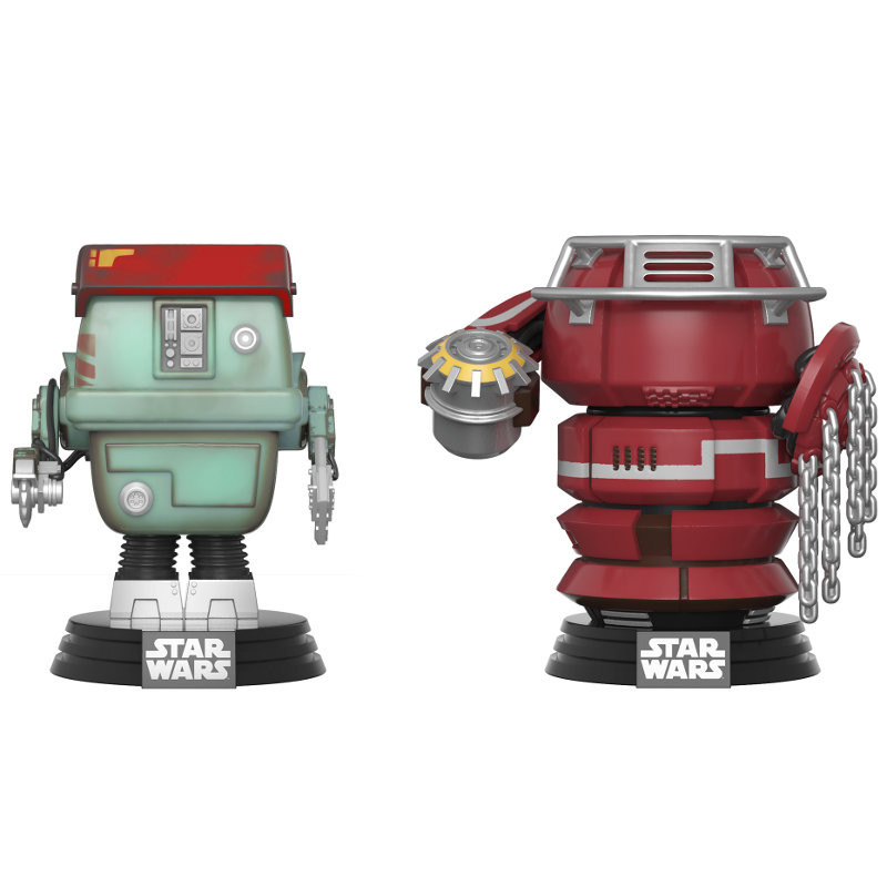 2 PACK FIGHTING DROIDS / STAR WARS / FIGURINE FUNKO POP / EXCLUSIVE