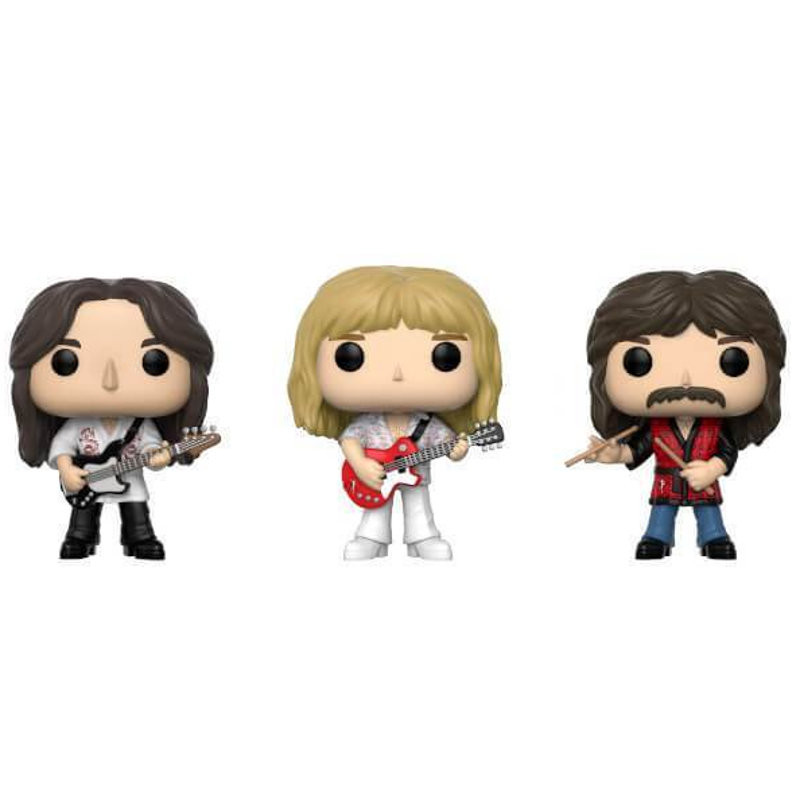 3 PACK GEDDY LEE, ALEX LIFESON,NEIL PEART / RUSH / FIGURINE FUNKO POP