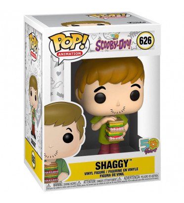 SHAGGY AVEC SANDWITCH / SCOOBY DOO / FIGURINE FUNKO POP