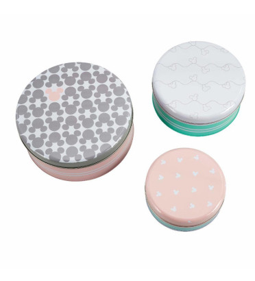 SET DE 3 BOITES DE RANGEMENT METALLIQUE / MICKEY MOUSE / FUNKO HOME SET DE 3 BOITES DE RANGEMENT METALLIQUE / MICKEY MOUSE / FUNKO HOME
