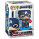 CAPTAIN AMERICA AVEC BOUCLIER CASSE / AVENGERS ENDGAME / FIGURINE FUNKO POP