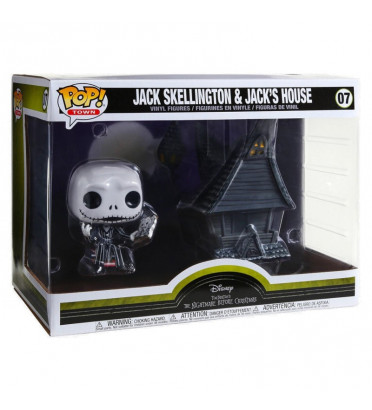 JACK SKELLINGTON ET JACKS HOUSE / LETRANGE NOEL DE MR JACK / FIGURINE FUNKO POP