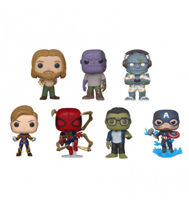 PACK DE 7 FIGURINES / AVENGERS ENDGAME / FIGURINE FUNKO POP
