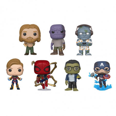 PACK DE 7 FIGURINES / AVENGERS ENDGAME / FIGURINE FUNKO POP