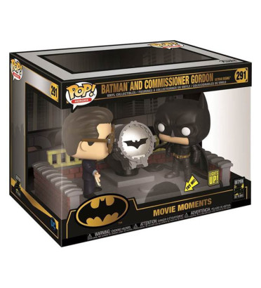 BATMAN WITH LIGHT UP BAT SIGNAL / BATMAN MOVIES MOMENT / FIGURINE FUNKO POP BATMAN WITH LIGHT UP BAT SIGNAL / BATMAN MOVIES MOMENT / FIGURINE FUNKO POP