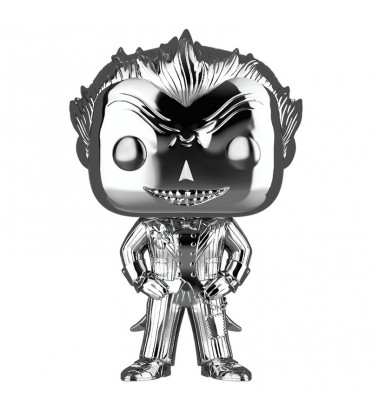 THE JOKER CHROME / BATMAN ARKHAM ASYLUM / FIGURINE FUNKO POP