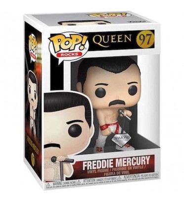 FREDDIE MERCURY DIAMOND / QUEEN / FIGURINE FUNKO POP / EXCLUSIVE SPECIAL EDITION