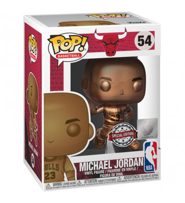 MICHAEL JORDAN BRONZE / CHICAGO BULLS / FIGURINE FUNKO POP / EXCLUSIVE SPECIAL EDITION