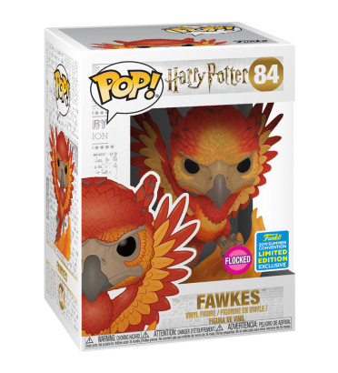 FAWKES FLOCKED / HARRY POTTER / FIGURINE FUNKO POP / EXCLUSIVE SDCC 2019 FAWKES FLOCKED / HARRY POTTER / FIGURINE FUNKO POP / EXCLUSIVE SDCC 2019