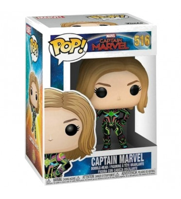 CAPTAIN MARVEL NEON SUIT / CAPTAIN MARVEL / FIGURINE FUNKO POP