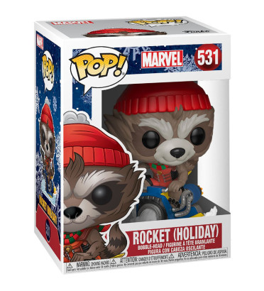 ROCKET HOLIDAY / MARVEL / FIGURINE FUNKO POP ROCKET HOLIDAY / MARVEL / FIGURINE FUNKO POP