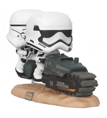 FIRST ORDER TREAD SPEEDER / STAR WARS MOVIE MOMENTS / FIGURINE FUNKO POP