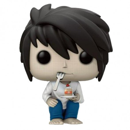 L WITH CAKE / DEATH NOTE / FIGURINE FUNKO POP / EXCLUSIVE SPECIAL EDITION / BOITE ABIMEE
