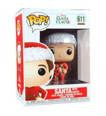 SANTA AVEC LUMIERE / SANTA CLAUSE / FIGURINE FUNKO POP