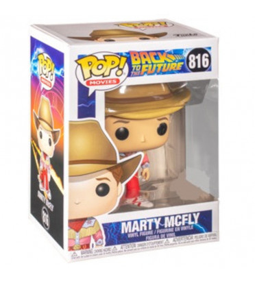 MARTY MCFLY COWBOY / RETOUR VERS LE FUTUR / FIGURINE FUNKO POP / EXCLUSIVE SPECIAL EDITION