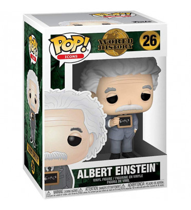 ALBERT EINSTEIN / WORLD HISTORY / FIGURINE FUNKO POP