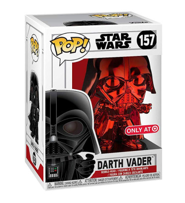 DARK VADOR CHROME ROUGE / STAR WARS / FIGURINE FUNKO POP / EXCLUSIVE SPECIAL EDITION DARK VADOR CHROME ROUGE / STAR WARS / FIGURINE FUNKO POP / EXCLUSIVE SPECIAL EDITION