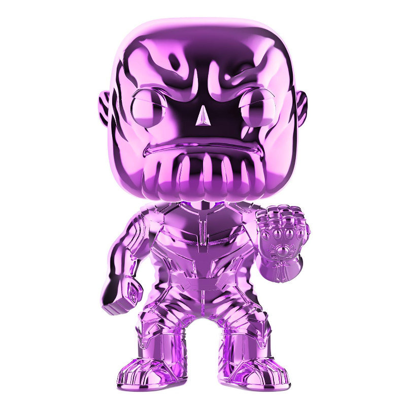 THANOS CHROME VIOLET / AVENGERS INFINITY WAR / FIGURINE FUNKO POP