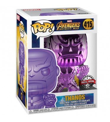 THANOS CHROME VIOLET / AVENGERS INFINITY WAR / FIGURINE FUNKO POP