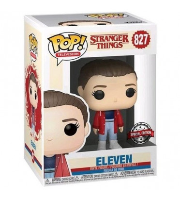 ELEVEN BLOUSON ROUGE / STRANGER THINGS / FIGURINE FUNKO POP / EXCLUSIVE SPECIAL EDITION