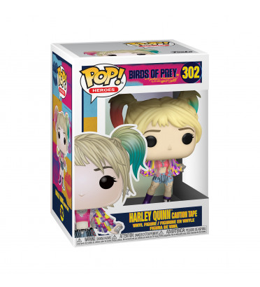 HARLEY QUINN CAUTION TAPE / BIRDS OF PREY / FIGURINE FUNKO POP