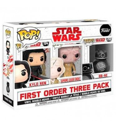 FIRST ORDER THREE PACK / STAR WARS / FIGURINE FUNKO POP