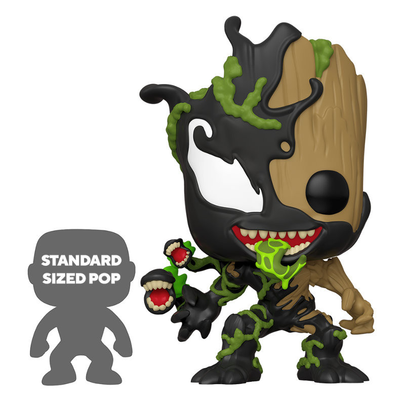 VENOMIZED GROOT SUPER OVERSIZED / SPIDERMAN MAXIMUM VENOM / FIGURINE FUNKO POP