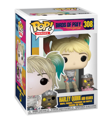 HARLEY QUINN AVEC BEAVER / BIRDS OF PREY / FIGURINE FUNKO POP HARLEY QUINN AVEC BEAVER / BIRDS OF PREY / FIGURINE FUNKO POP