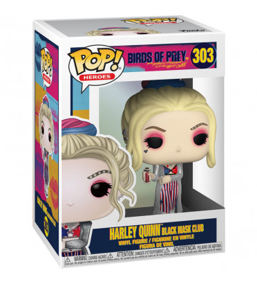 HARLEY QUINN BLACK MASK CLUB / BIRDS OF PREY / FIGURINE FUNKO POP