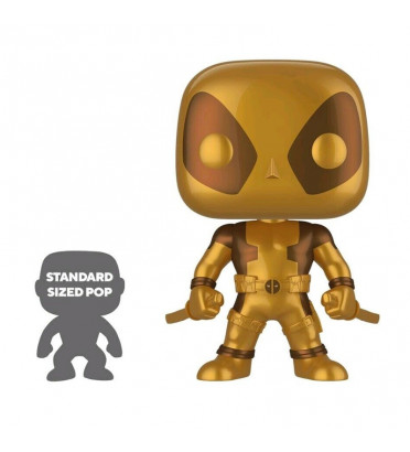 DEADPOOL SUPER OVERSIZED GOLD / DEADPOOL / FIGURINE FUNKO POP / EXCLUSIVE SPECIAL EDITION