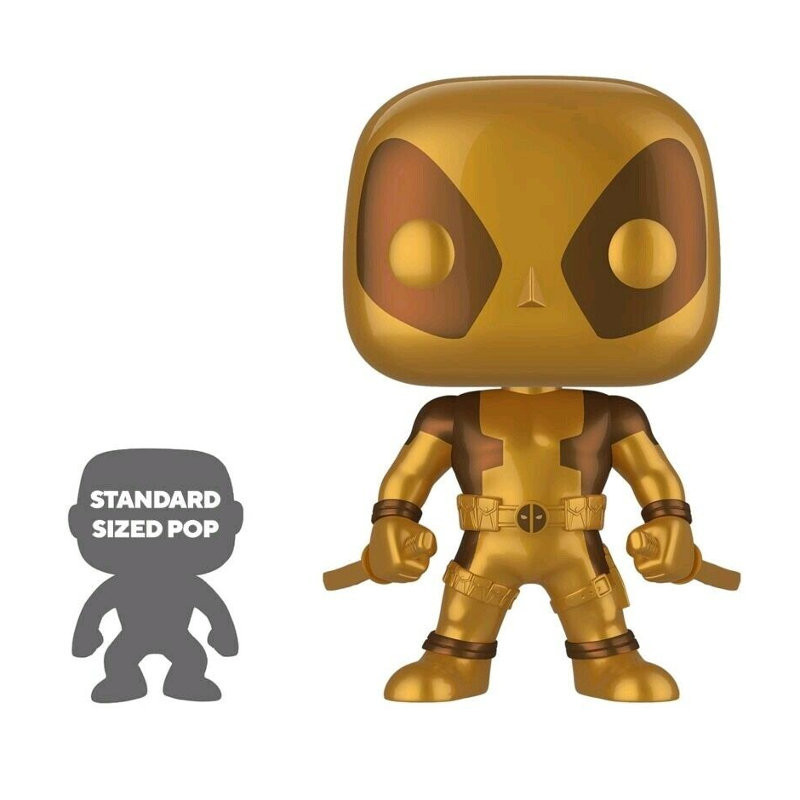 DEADPOOL SUPER OVERSIZED GOLD / DEADPOOL / FIGURINE FUNKO POP / EXCLUSIVE SPECIAL EDITION