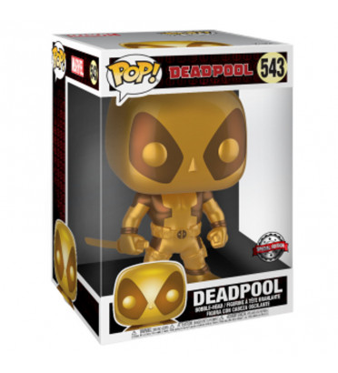 DEADPOOL SUPER OVERSIZED GOLD / DEADPOOL / FIGURINE FUNKO POP / EXCLUSIVE SPECIAL EDITION