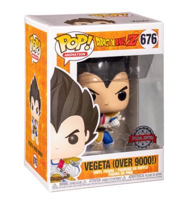 VEGETA OVER 9000 / DRAGON BALL Z / FIGURINE FUNKO POP / EXCLUSIVE SPECIAL EDITION VEGETA OVER 9000 / DRAGON BALL Z / FIGURINE FUNKO POP / EXCLUSIVE SPECIAL EDITION