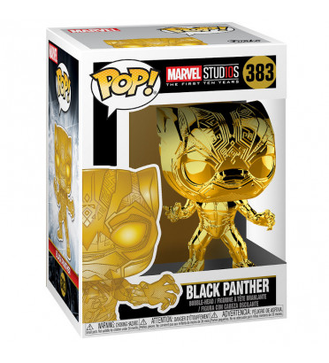 BLACK PANTHER CHROME / MARVEL STUDIOS / FIGURINE FUNKO POP