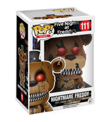 NIGHTMARE FREDDY / FIVE NIGHTS AT FREDDYS / FIGURINE FUNKO POP NIGHTMARE FREDDY / FIVE NIGHTS AT FREDDYS / FIGURINE FUNKO POP