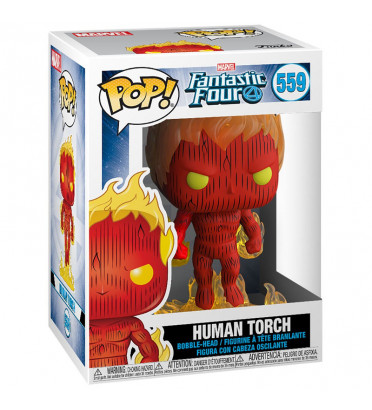 HUMAN TORCH / LES 4 FANTASTIQUES / FIGURINE FUNKO POP