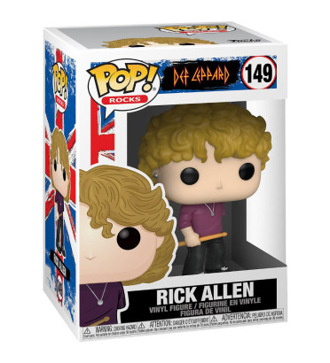 RICK ALLEN / DEF LEPPARD / FIGURINE FUNKO POP RICK ALLEN / DEF LEPPARD / FIGURINE FUNKO POP
